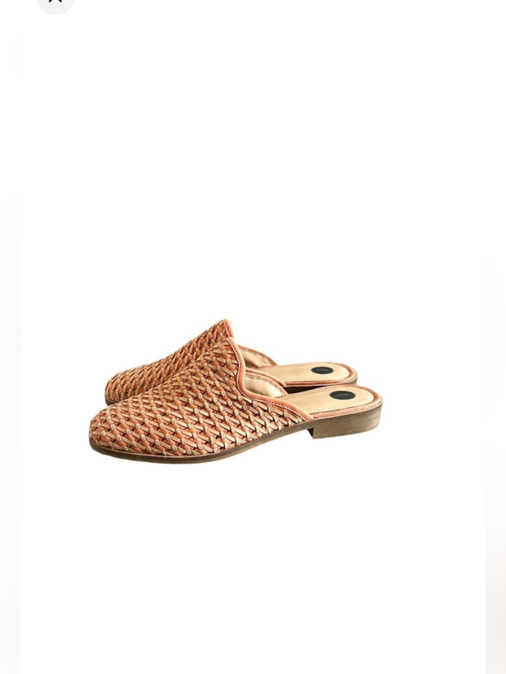 Journey Collection NEW Perri Leather Mule Slip-On Flats Size 10
